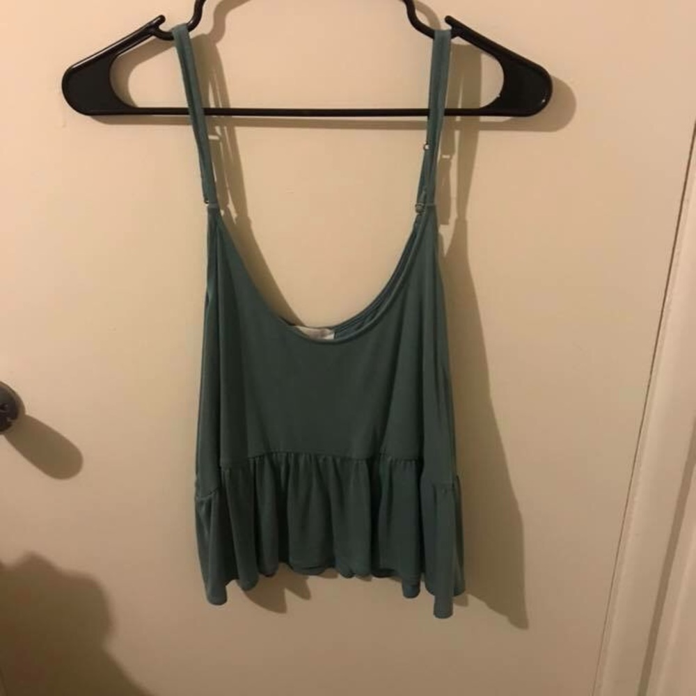 Teal tank top